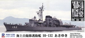 海上自衛隊 護衛艦 DD-132 あさゆき エッチングパーツ付き (プラモデル)