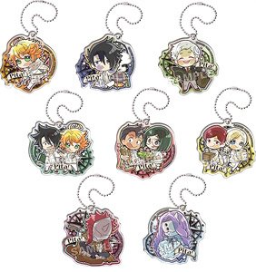 Pita! Deformed The Promised Neverland Acrylic Key Ring Vol.3 (Set of 8) (Anime Toy)