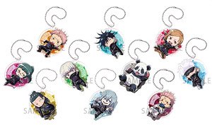 Okoshite! Deformed Jujutsu Kaisen Acrylic Key Ring (Set of 10) (Anime Toy)