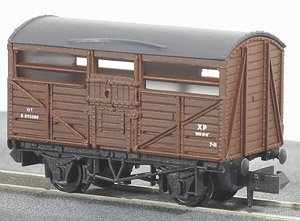 イギリス2軸貨車 家畜車 (BR・ブラウン/車番B892080) 【NR-45B(A)】 ★外国形モデル (鉄道模型)