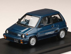 ホンダ CITY TURBO II トニックブルーメタリック (ミニカー)