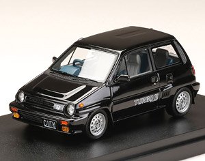 Honda City Turbo II Black (Customized Color) (Diecast Car)