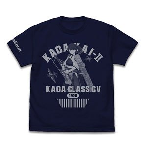 Kantai Collection Kaga Kai Ni Go T-Shirt Navy S (Anime Toy)