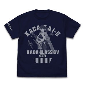 Kantai Collection Kaga Kai Ni Go T-Shirt Navy L (Anime Toy)