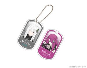Re:Zero -Starting Life in Another World- Clear Dogtag Set Echidna & Sekhmet (Anime Toy)