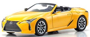 レクサス LC500 コンバーチブル (ネープルスイエローコントラストレイヤリング) (ミニカー)