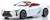 Lexus LC500 Convertible (White Nova Glass Flake) (Diecast Car) Item picture1