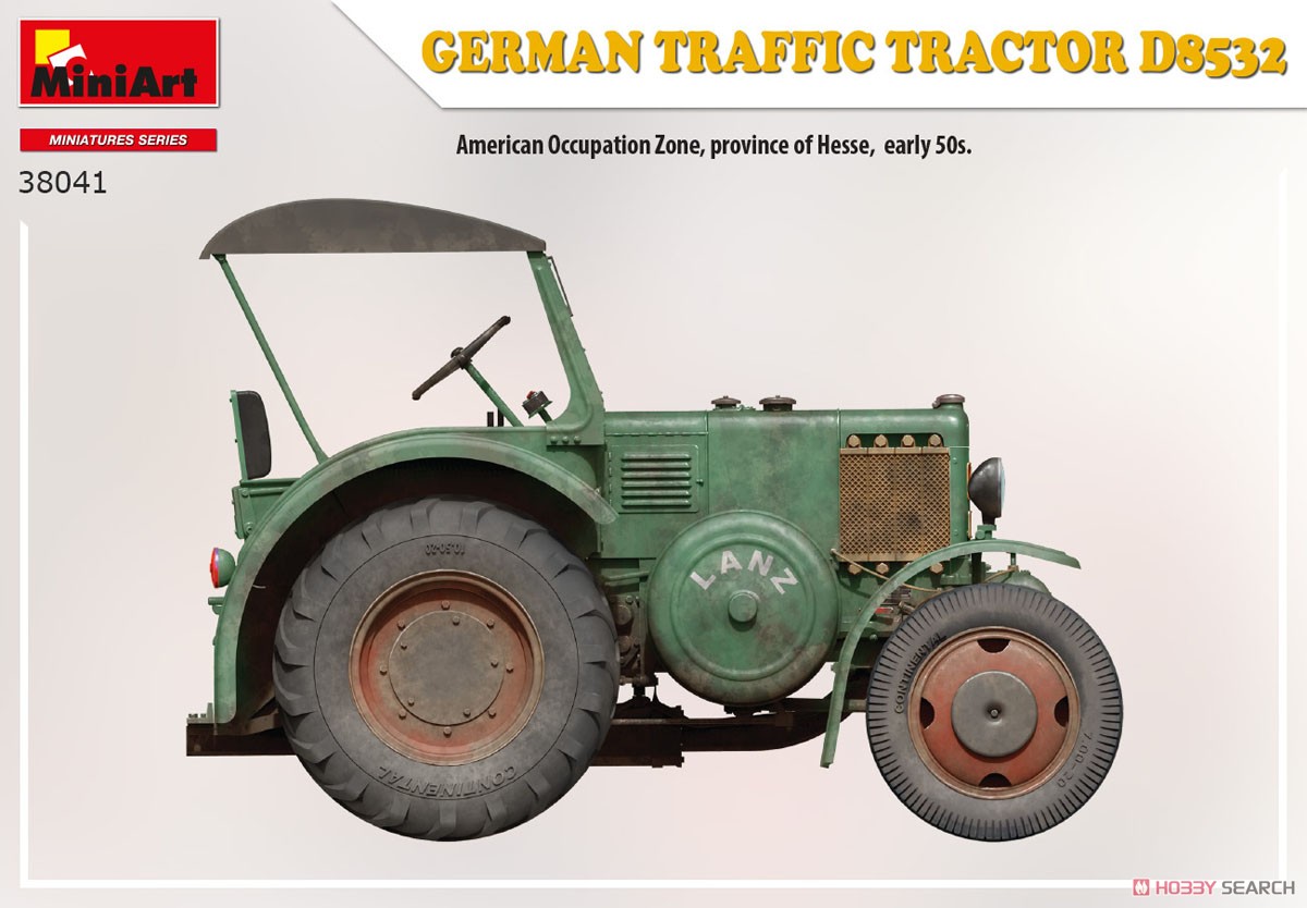 German Traffic Tractor D8532 (Plastic model) Color7