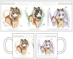 Assault Lily Bouquet Mug Cup Animarukko Pattern C (Shenlin, Yujia, Miliam) (Anime Toy)