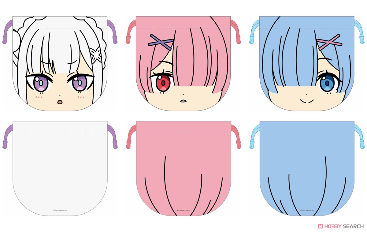 Re:Zero -Starting Life in Another World- Niitengo Face Purse Pouch Ram (Anime Toy) Other picture1