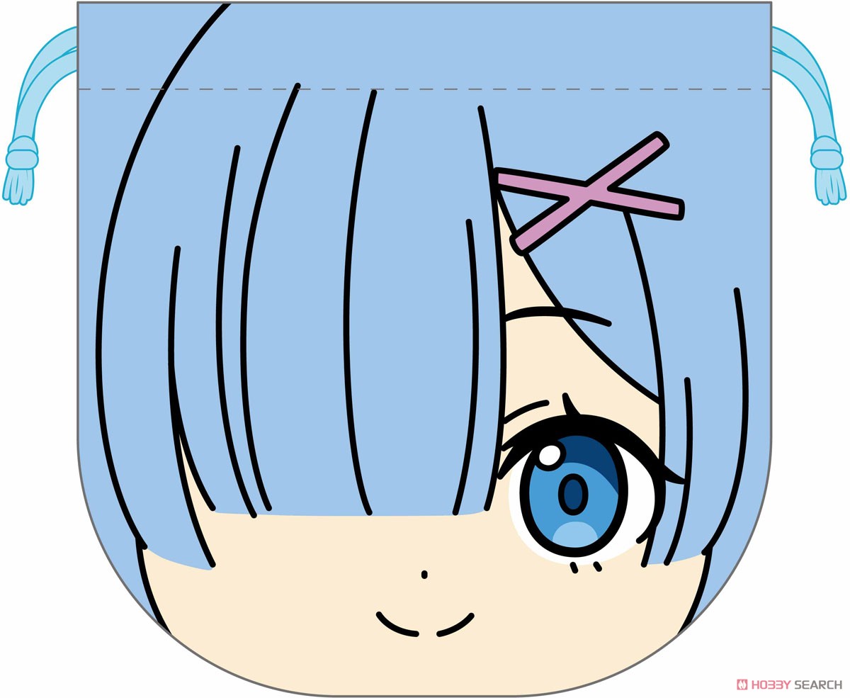 Re:Zero -Starting Life in Another World- Niitengo Face Purse Pouch Rem (Anime Toy) Item picture1