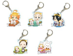 Trading Acrylic Key Ring The Promised Neverland x Rascal (Set of 5) (Anime Toy)