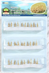 95588 (HO) とうもろこし HOスケール (2.5cm) (30株入り) [Dried Corn Stalks, 30/pk 1`` Height (2.5cm)] (鉄道模型)