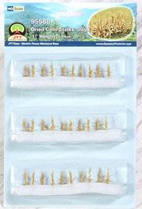 95588 (HO) Dried Corn Stalks, 30/pk 1`` Height (2.5cm) (30 Pieces) (Model Train)