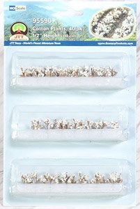 95590 (HO) Cotton Plants, 40/pk 1/2`` Height (1.3cm) (40 Pieces) (Model Train)