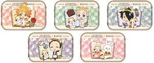 The Promised Neverland x Rascal Trading Square Can Badge (Set of 5) (Anime Toy)