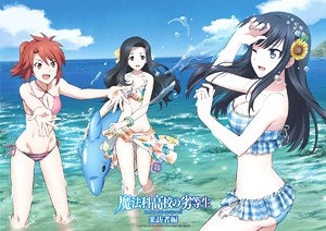 The Irregular at Magic High School: Visitor Arc A3 Clear Poster Sea Bathing (Anime Toy)