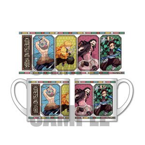 Mug Cup [Demon Slayer: Kimetsu no Yaiba] Tanjiro & Nezuko & Zenitsu & Inosuke (Anime Toy)