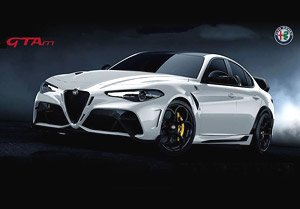 Alfa Romeo Giulia GTAm Bianco Trofeo Roll Bar Bianco Trofeo Brakes Yellow (ミニカー)