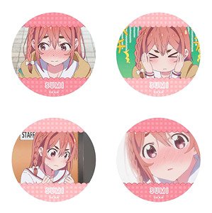 Rent-A-Girlfriend Favorite Character Can Badge Set Sumi Sakurasawa (Anime Toy)