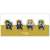 Fire Emblem: Three Houses Clear Clip Golden Deer A (Set of 4) (Anime Toy) Item picture1