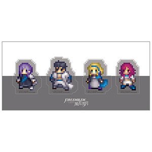 ファイアーエムブレム 風花雪月 クリアクリップ4個セット 灰狼の学級 (キャラクターグッズ)