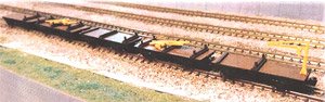 TOMU501 Rail Transporter Five Car Set Paper Kit (5-Car Unassembled Kit) (Model Train)
