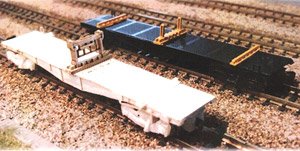 チキ5200 レール輸送車 (中部仕様) 2両セット ペーパーキット (2両・組み立てキット) (鉄道模型)