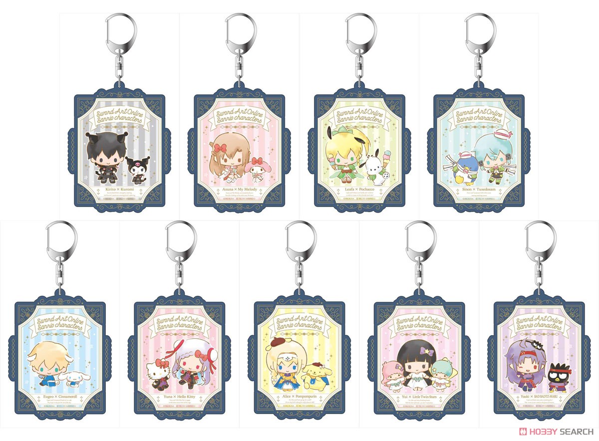 Sword Art Online x Sanrio Characters Big Key Ring Eugeo x Cinnamoroll Vol.2 (Anime Toy) Other picture1