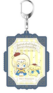 Sword Art Online x Sanrio Characters Big Key Ring Alice x Pom Pom Purin Vol.2 (Anime Toy)