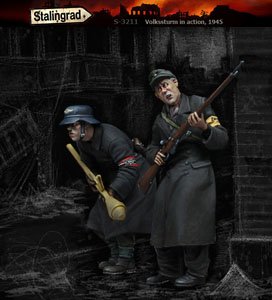 Volkssturm in Action, 1945 S-3211 (Set of 2) (Plastic model)