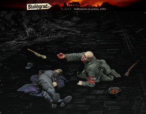 Volkssturm in Action, 1945 S-3213 (Set of 2) (Plastic model)