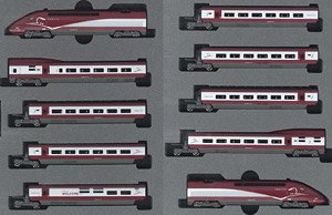 Thalys PBKA New Color Ten Car Set (10-Car Set) (Model Train)