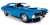 1970 マーキュリー クーガー ハードトップ (MCACN) コンペティションブルー (ミニカー) 商品画像6