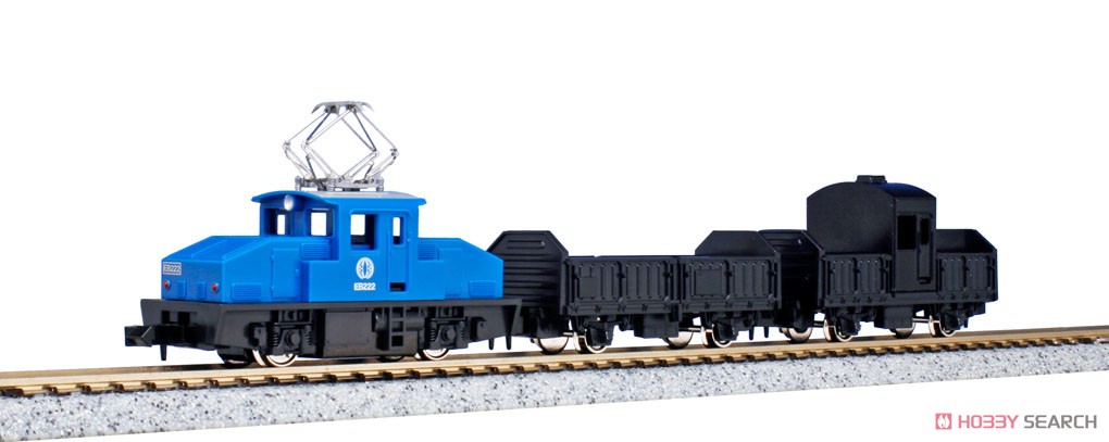 Pocket Line Series Electrical Freight Car (Chibi-Totsu Set `Freight Train of a Country Town`) (Blue) (3-Car Set) (Model Train) Item picture1