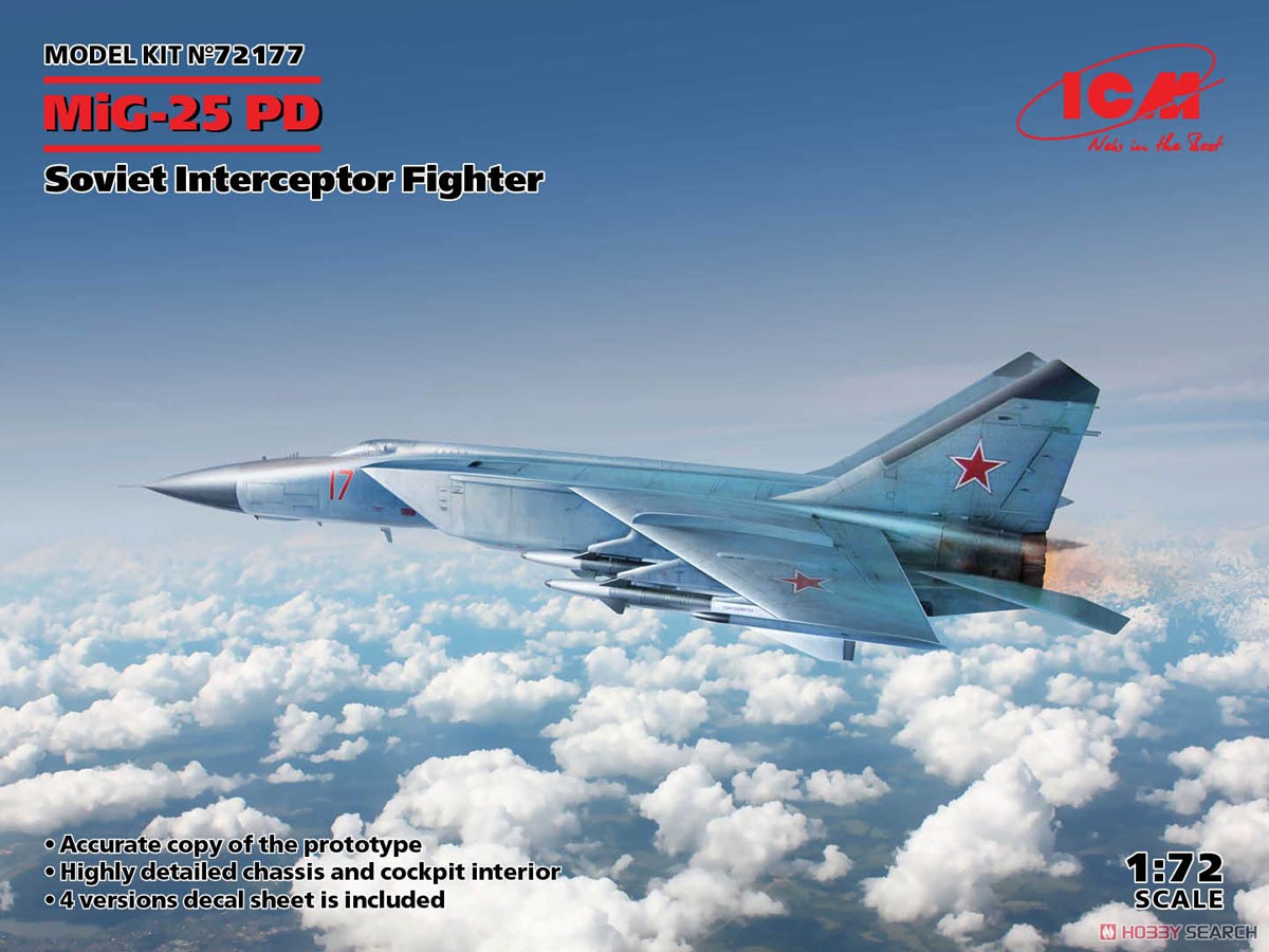 ミグ MiG-25 PD (プラモデル) その他の画像1