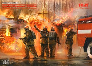 Soviet Firemen (1980s) (Plastic model)