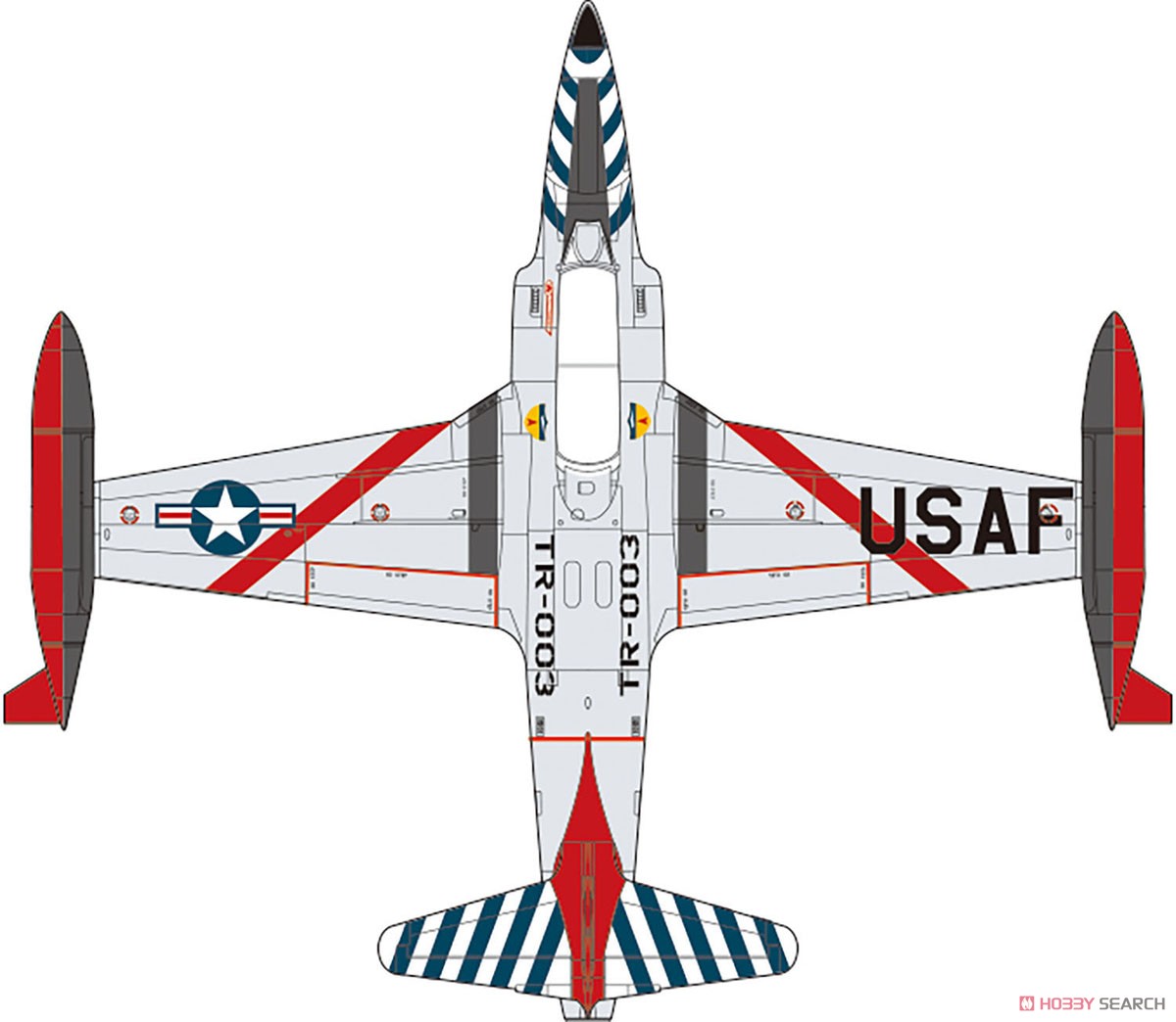USAF T-33 `Skyblazers` (Plastic model) Color1