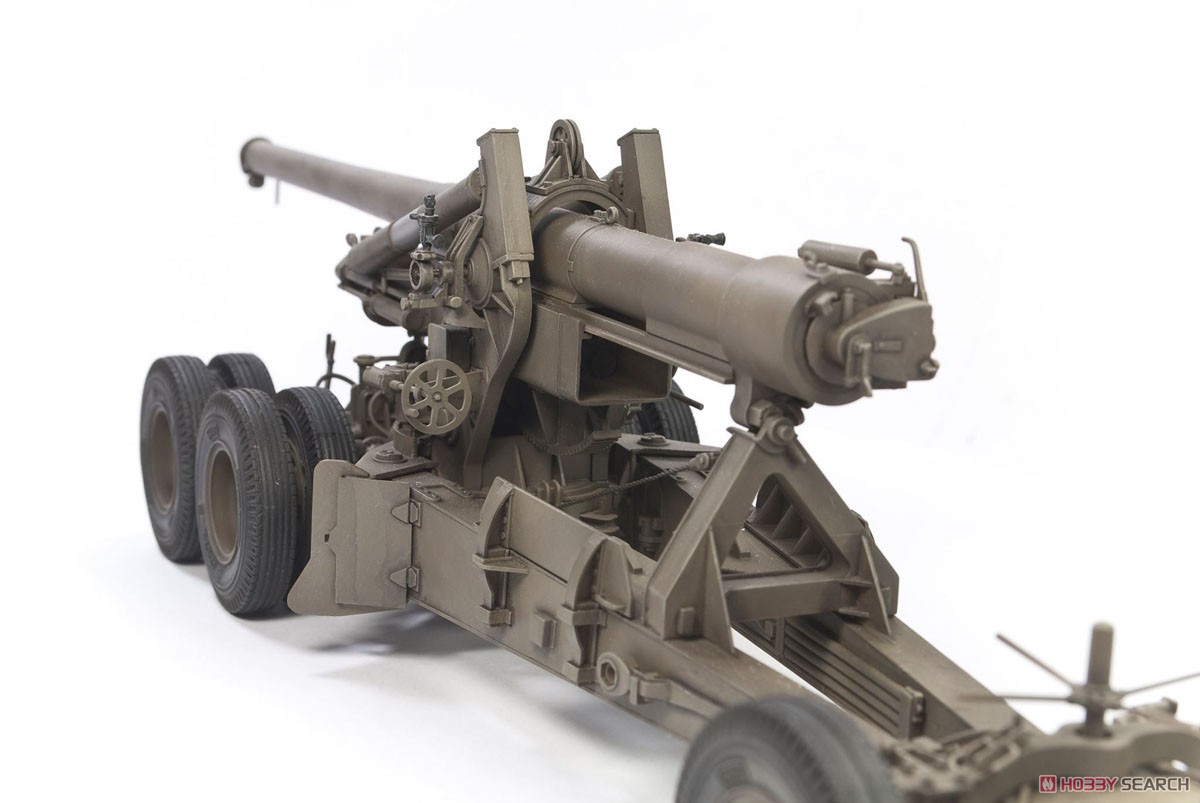 アメリカ M1A1 155mmカノン砲 ロング・トム WWII仕様 (プラモデル) 商品画像3