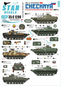 現用 露 コーカサスの戦い＃4 第1次および第2次チェチェン戦争1994～2009 BMP-2 (デカール)
