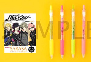 Helios Rising Heroes Sarasa Clip Color Ballpoint Pen West Sector (Set of 4) (Anime Toy)