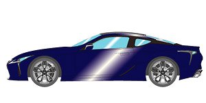 LEXUS LC500 `S Package` 2020 ディープブルーマイカ (ミニカー)