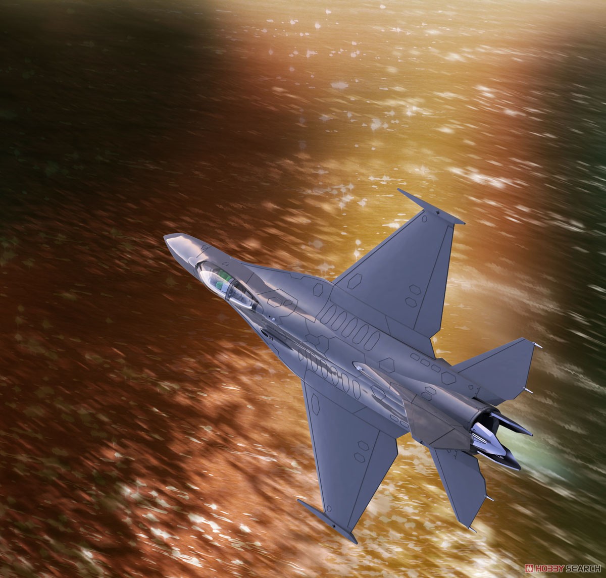 U.S.AIR FORCE F-16改 ナイト・ファルコン 限定版 アクリルスタンド(クリアオレンジ)付 (プラモデル) その他の画像1