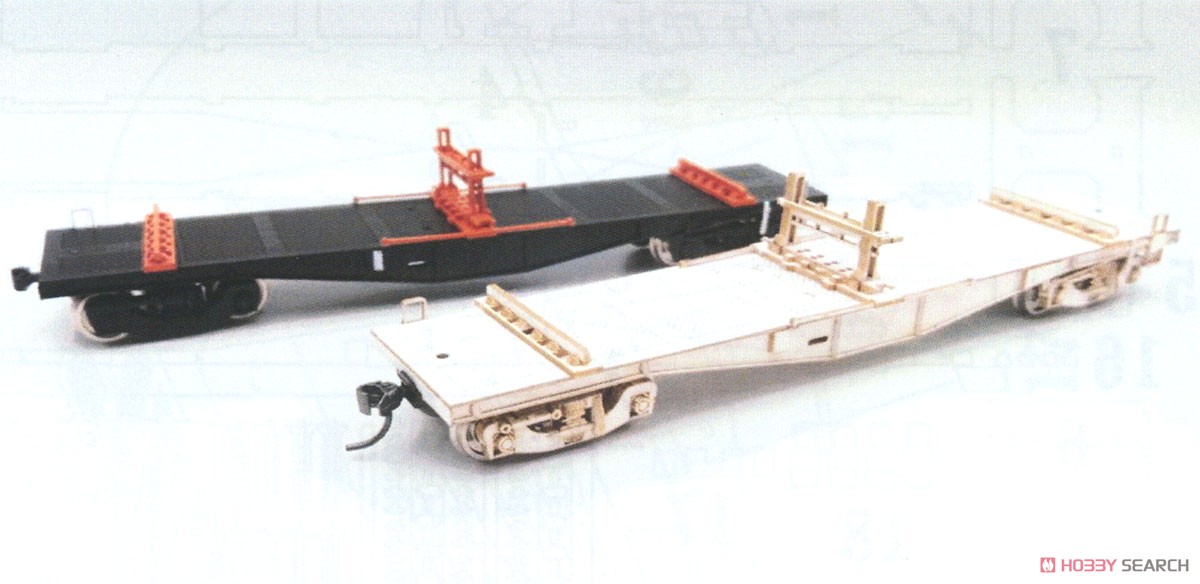 16番(HO) チキ5200 (TR223台車、緊締装置、デカール付き 2両セット) ペーパーキット (2両・組み立てキット) (鉄道模型) 商品画像1