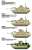 エイブラムス戦車用 TUSKI w/M153 CROWSII パーツセット (2セット入り) 塗装1
