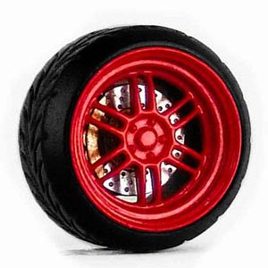 D Model Wheels No.11 (Red) (Diecast Car)