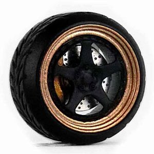 D Model Wheels No.15 (Copper/Black) (Diecast Car)