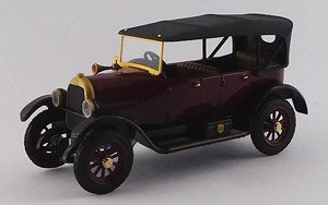 フィアット 501 スポーツ カブリオレ 1919 ボルドー ルーフ付 (ミニカー)