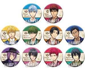 Kuroko`s Basketball Trading Can Badge Tea Break Ver. (Set of 10) (Anime Toy)
