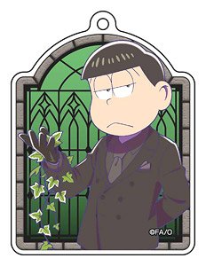 [Osomatsu-san] Acrylic Key Ring [Dark Suits Ver.] (3) Choromatsu (Anime Toy)